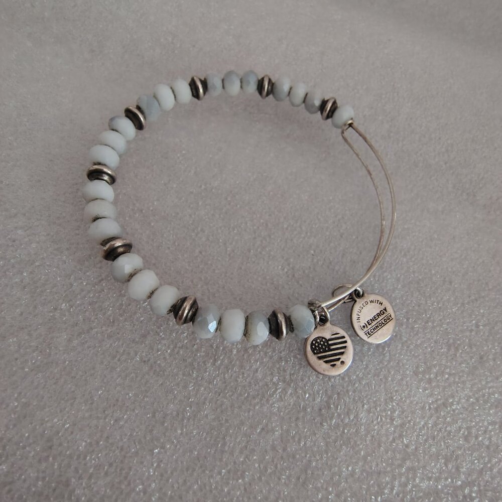 Alex and Ani  Beaded Bracelet Expandable Bangle 566